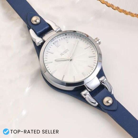Leather Strap Quartz Watch Elegant Minimal Classic Women\'s Wristwatch Thin main image 5